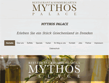 Tablet Screenshot of mythos-palace.de